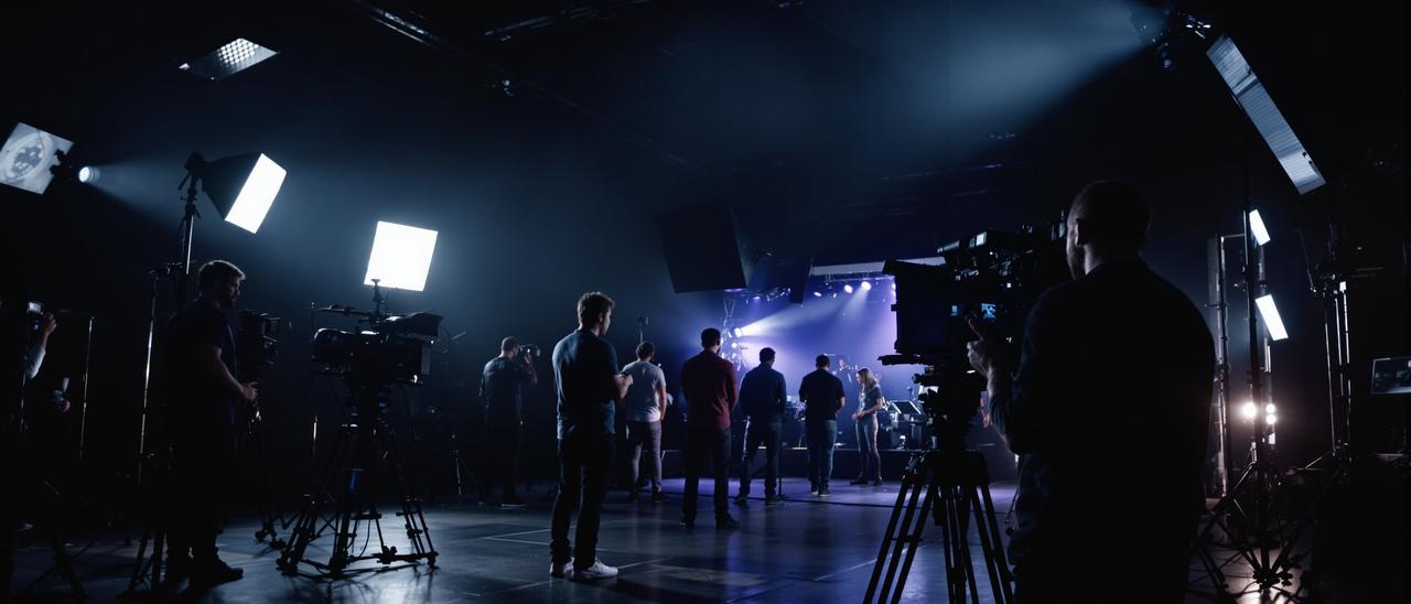 可乐视频拍摄现场